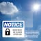 Signmission Door Must Be Locked After Use Sign With Symbol, 7 in W x Rectangle, Vinyl Decal OS-2PACK-NS-D-57-L-11500 - alternate 6
